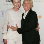 Portia de Rossi y Ellen GLAAD 2008