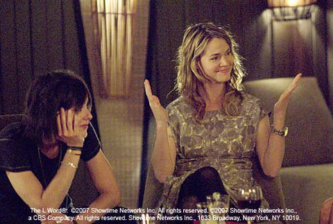 Jenny y Alice en The L Word