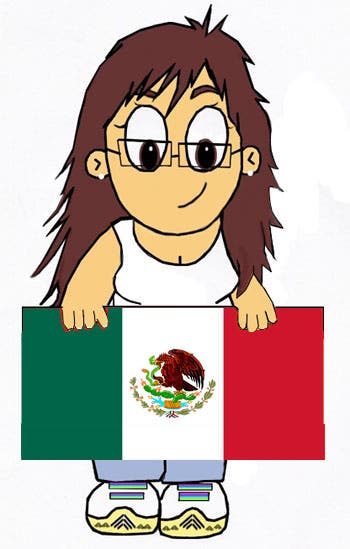 Lesbicanarias Bandera Mexicana