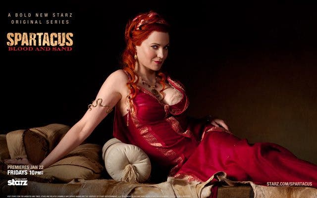 Adorna tu escritorio con Lucy Lawless en Spartacus