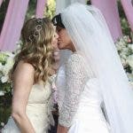 Callie y Arizona en su boda