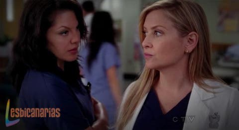 Callie y Arizona planeando cosas p&iacute;caras