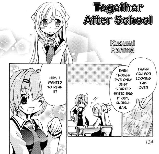 Together After School Manga Yuri