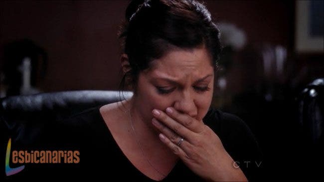 Callie llorando
