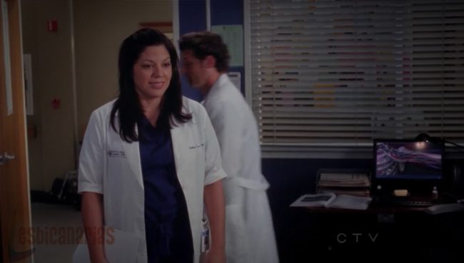 Shepard sorprende a Callie Shepard sorprende a Callie
