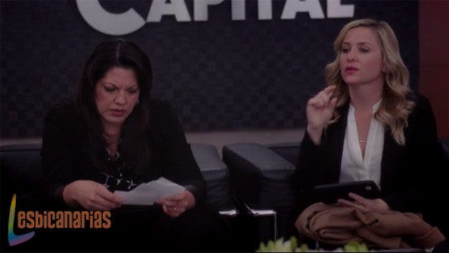 Callie y Arizona nerviosas