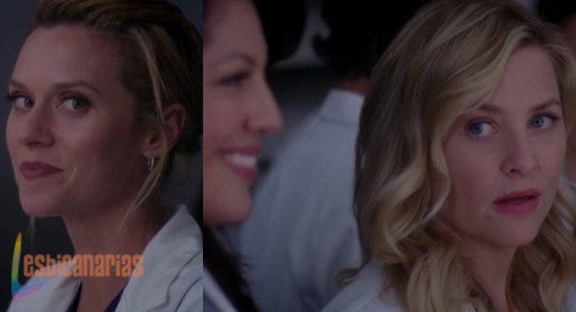 Arizona compartiendo miradas con Lauren