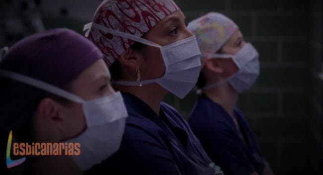 Callie estudiando su caso