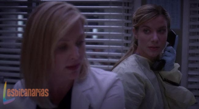 Arizona atendiendo un paciente con Leah