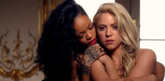 Shakira y Rihanna le ponen un toque lésbico a «Can’t Remember To Forget You»