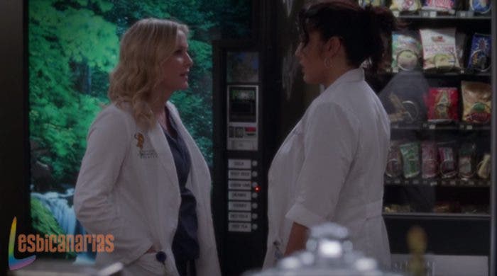 Callie y Arizona en el hospital