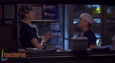 Arizona y Herman en Anatomía de Grey