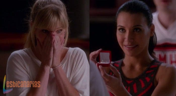 Brittany y Santana pedida de matrimonio