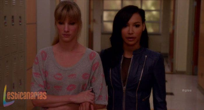 Brittany y Santana en Glee