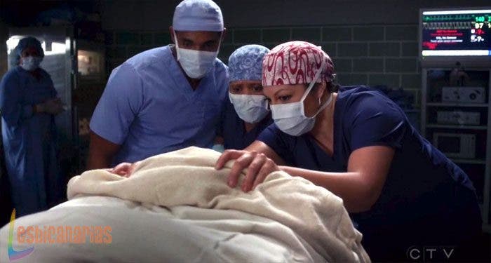 Callie en quirófano