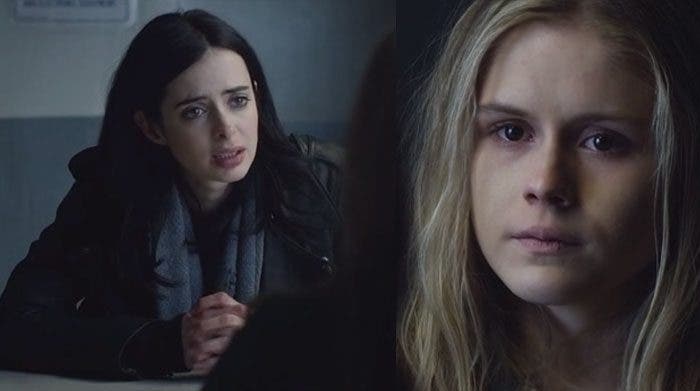 Jessica Jones hablando con Hope