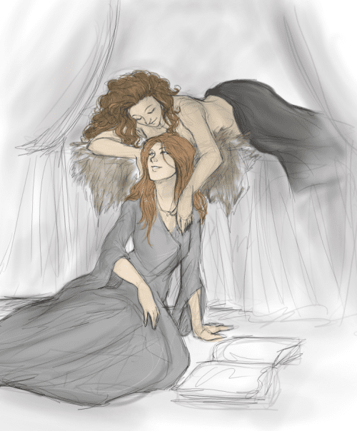 Sansa y margaery por Dimblynick