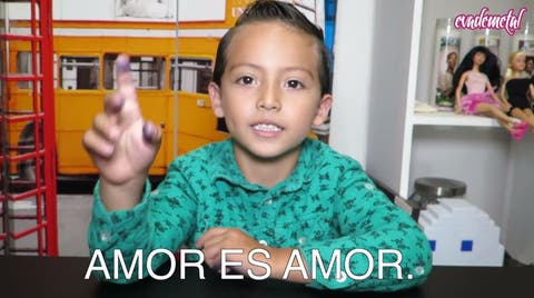 ni&ntilde;os mexicanos sobre el matrimonio homosexual