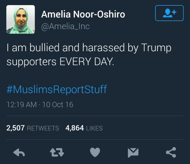 "So acosada y atacada todos los días por seguidores de Trump" (Vía a-resfeber.tumblr.com)