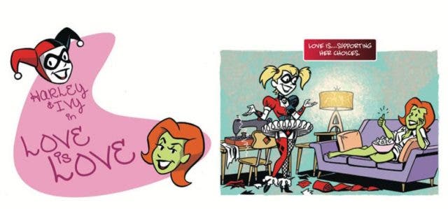 Love is Love Poison Ivy y Harley Quinn
