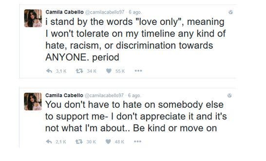 Tweets Camila Cabello