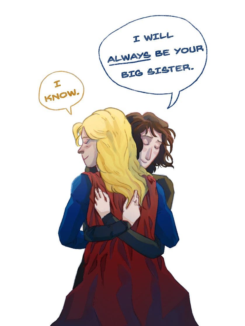 Alex y Kara Supergirl