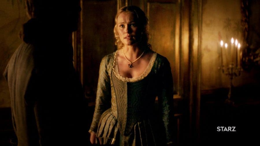 Eleanor discutiendo con Woodes