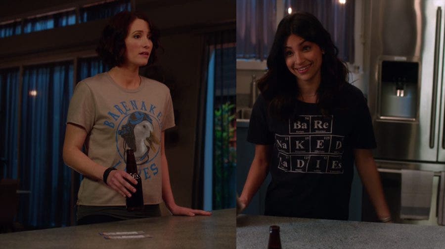 Alex y Maggie con camisetas molonas
