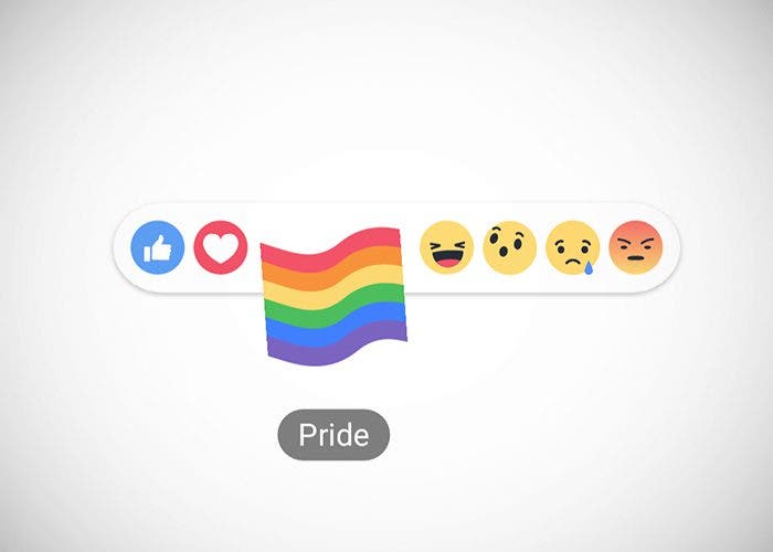 Reacciones bandera LGBT Facebook