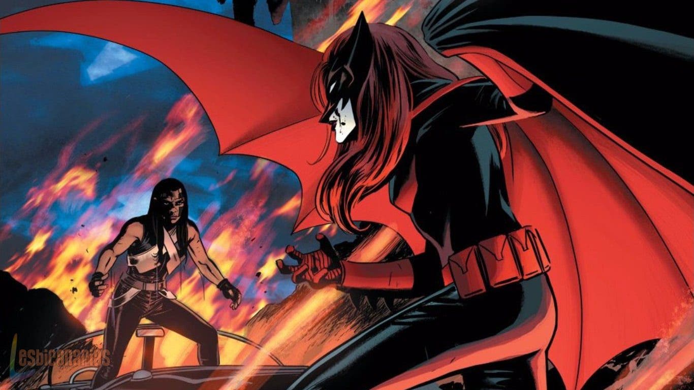 Batwoman luchando contra Tahani