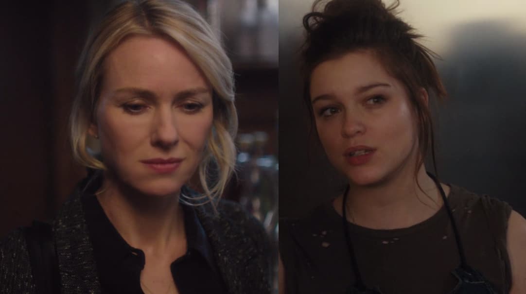 Jane y Sidney en la cafetería