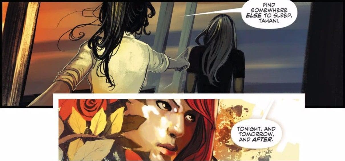 Safiyah peleando con Tahani