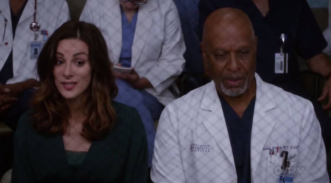 Carina y Richard en Anatomía de Grey