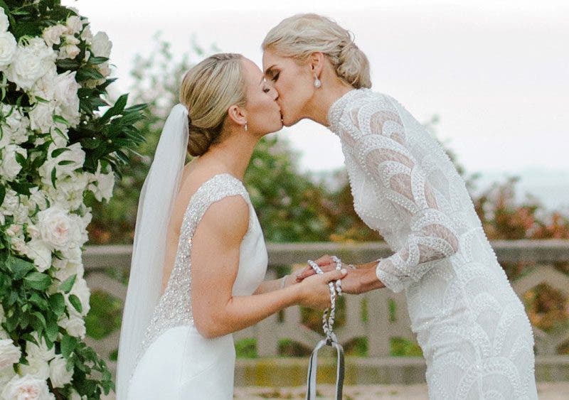 La preciosa boda de Elena Delle Donne y Amanda Clifton