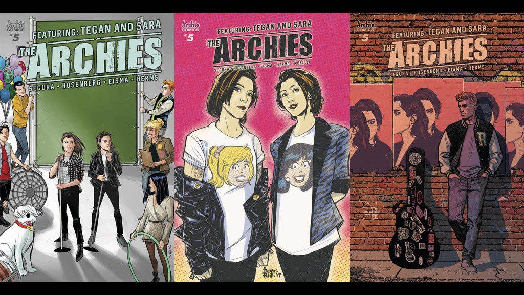 Tegan y Sara cómics Archie