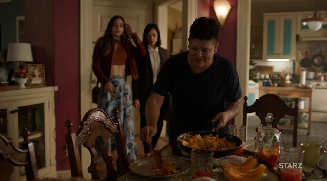 Eddy preparando en el desayuno