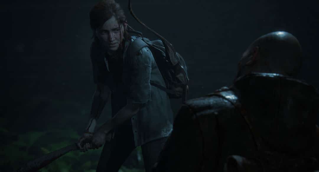 Ellie luchando en The Last Of Us 2