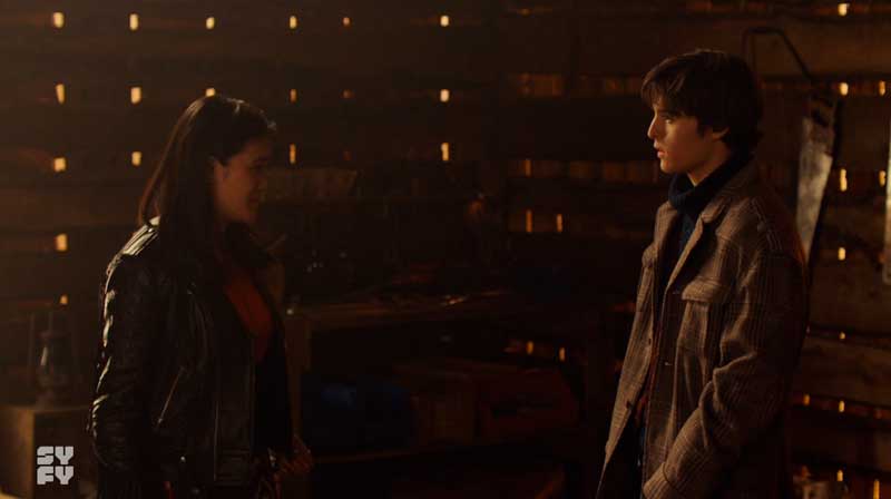 Rachel y Billy hablando