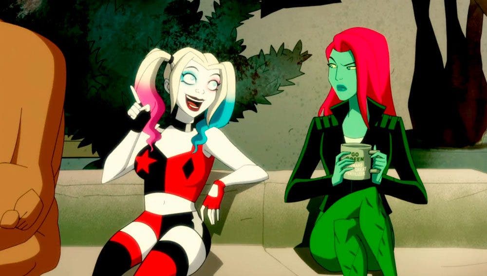 Harley Quinn intentando convencer a Poison Ivy