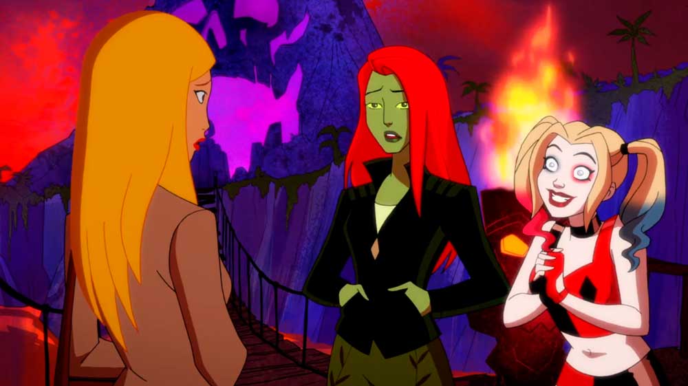 Poision Ivy y Harley Quinn buscando piso