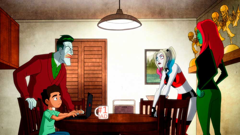 Harley Quinn y Poison Ivy visitando al Joker