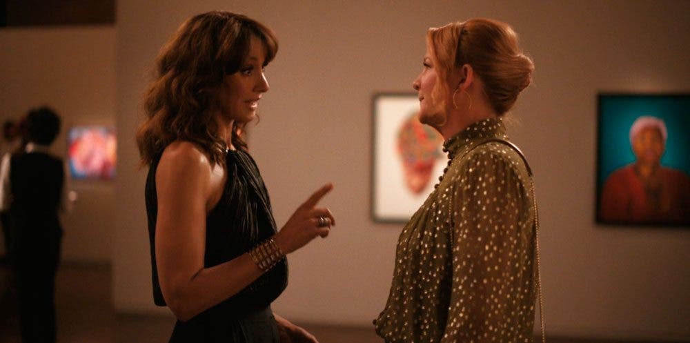 Tina y Bette peleando en The L Word Generation Q