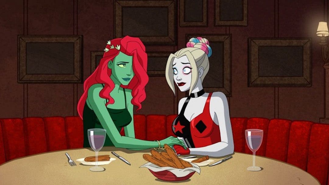 Harley Quinn y Poison Ivy cenando en San Valentín