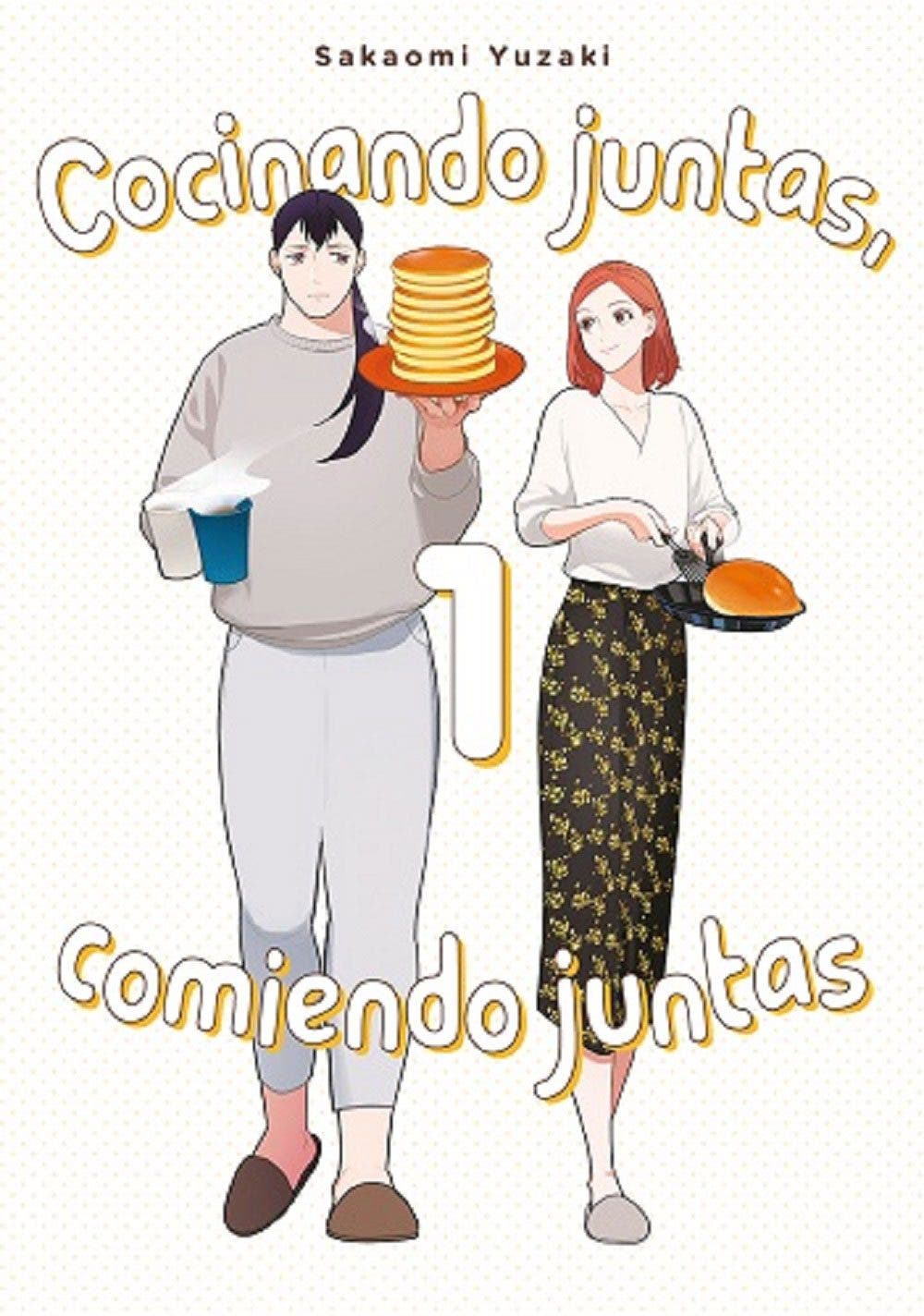 Portada del manga "Cocinando juntas, comiendo juntas"