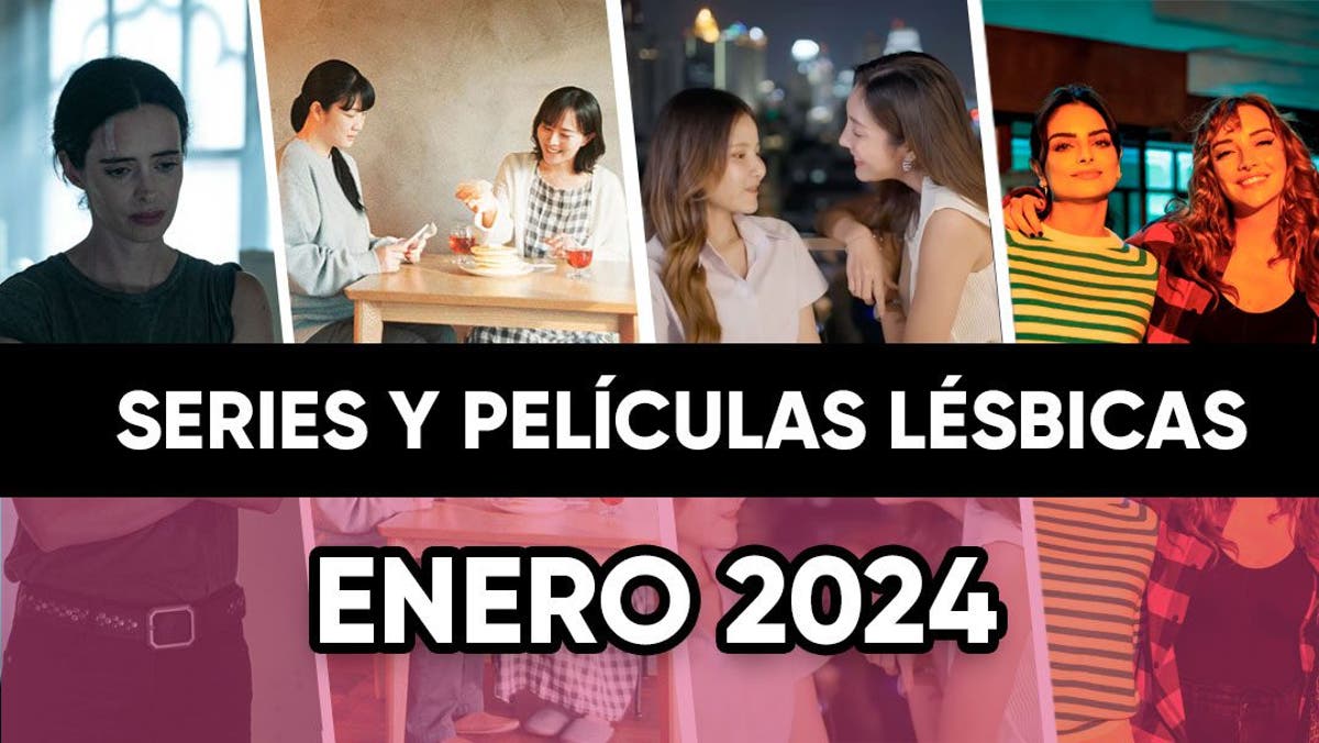 Películas y series lésbicas que llegan en Enero de 2024 • Lesbicanarias