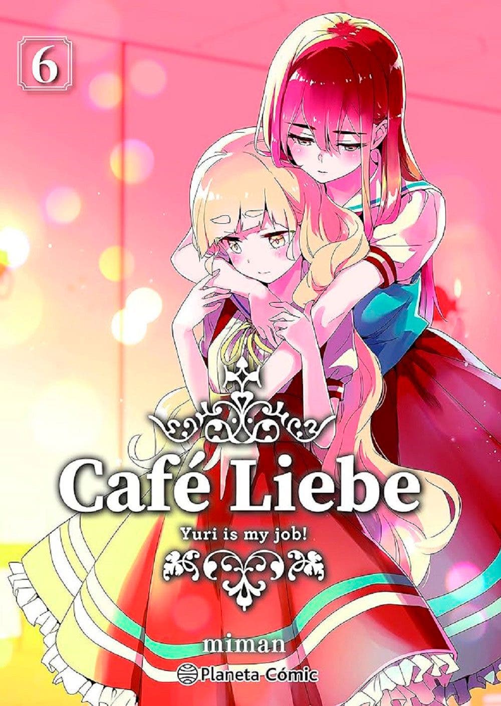Yano y Hime en la portada del quinto volumen de Café Liebe