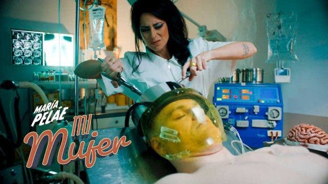 María Peláe en el vídeo de Mi Mujer