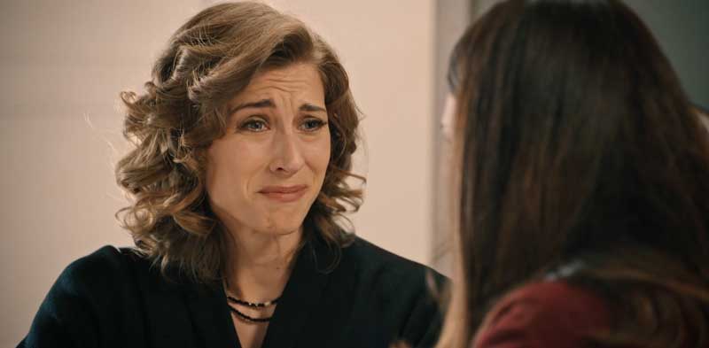 Marta llorando por la propuesta de Fina