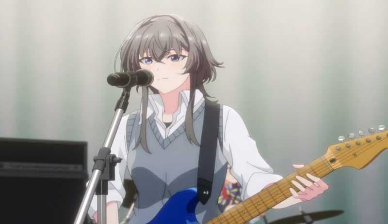 Himari cantando en Whispering a love song