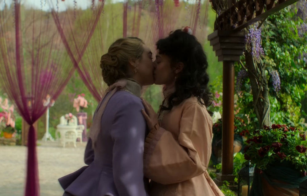 Pareja lésbica de manual para señoritas